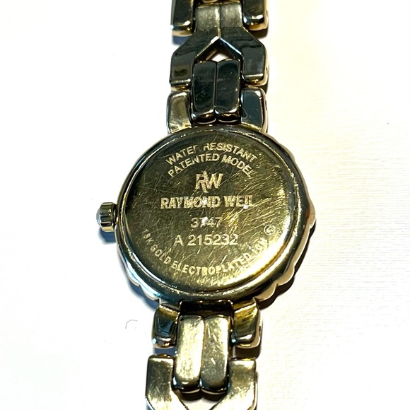Ladies Raymond Weil 18K Gold Plated Watch - Picture 8 of 8